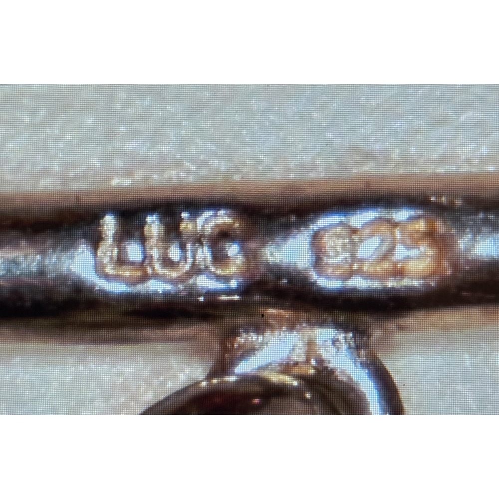 Stunning Vintage Lucas Lameth Sterling Silver Freeform Abalone Shell Bracelet - Picture 5 of 6